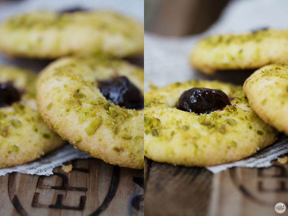 Pflaumenmus-Cookies mit Pistazien
